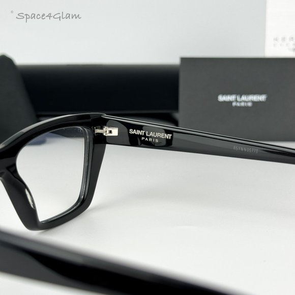 Saint Laurent Women Eyeglasses Black Blue Block Cat Eye SL291 001 NEW AUTHENTIC main image 8